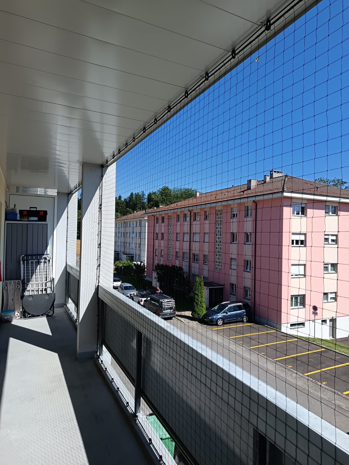 Terrasse sécurisée